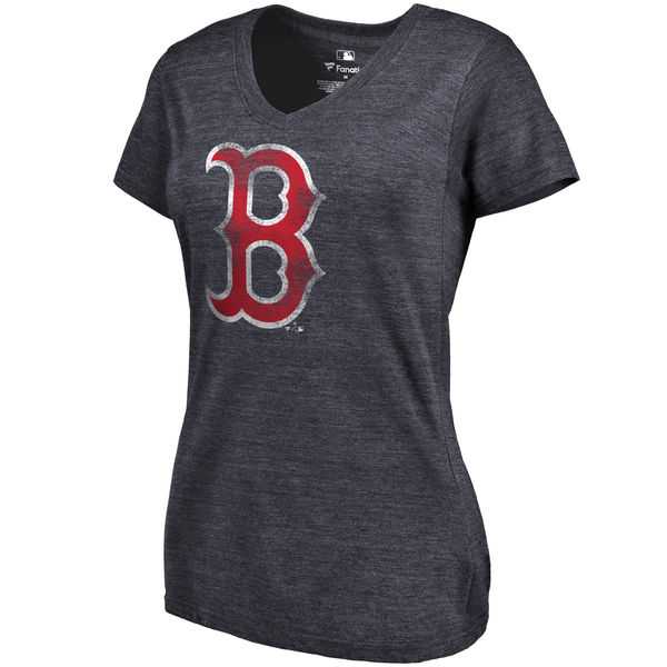 Women's Boston Red Sox Fanatics Branded Primary Distressed Team Tri Blend V Neck T-Shirt Heathered Navy FengYun,We sell and wholesale Women's Boston Red Sox Fanatics Branded Primary Distressed Team Tri Blend V Neck T-Shirt Heathered Navy FengYun on line form chian!